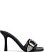 Azalea Wang Lunafreya Western Buckle Dress Slide Sandals