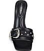 Azalea Wang Lunafreya Western Buckle Dress Slide Sandals