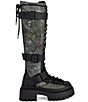 Azalea Wang Lyra Camouflage Buckle Strap Tall Platform Combat Boots - Image 2