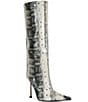 Azalea Wang Madeye Snake Print Stiletto Boots - Image 1