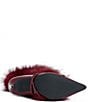 Azalea Wang Mahtama Faux Fur Wraparound Lace Pointed Toe Boots - Image 5