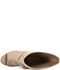 Azalea Wang Marin Slouch Shaft Sculpted Wedge Open Toe Mid Shooties - Image 4