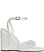 Azalea Wang Matteus Ankle Strap Studded Wedge Sandals - Image 2