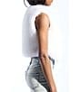 Azalea Wang Meela Faux Fur Open Front Vest, Color:White - Image 3