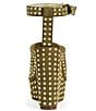Azalea Wang Mirova Studded Ankle Strap Platform Wedge Sandals - Image 3