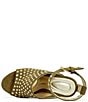 Azalea Wang Mirova Studded Ankle Strap Platform Wedge Sandals - Image 4