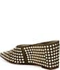 Azalea Wang Neiza Studded Pointed Toe Wedge Mules - Image 4