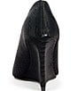 Azalea Wang Nicoleta Snake Embossed Peep Toe Wedge Pumps - Image 3