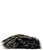 Azalea Wang Noir Faux Fur Ankle Strap Pointed Toe Pumps - Image 4