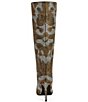 Azalea Wang Oriel Rhinestone Embellished Pointed Toe Tall Boots - Image 3