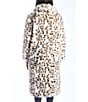 Azalea Wang Pepper Snow Leopard Faux Fur Oversize Maxi Coat, Color:Beige - Image 2