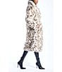 Azalea Wang Pepper Snow Leopard Faux Fur Oversize Maxi Coat, Color:Beige - Image 3
