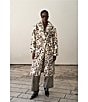 Azalea Wang Pepper Snow Leopard Faux Fur Oversize Maxi Coat, Color:Beige - Image 7