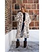 Azalea Wang Pepper Snow Leopard Faux Fur Oversize Maxi Coat, Color:Beige - Image 13