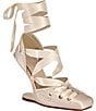 Azalea Wang Pirouette Wrap Around Inverted Wedge Ballet Pumps - Image 6