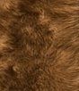 Azalea Wang Plus Size Archer Faux Fur Oversize Shawl Collar Maxi Trench Coat, Color:Brown - Image 4