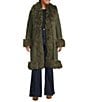 Azalea Wang Plus Size Gilda Faux Sherpa Collared Belted Oversize Trench Coat - Image 2