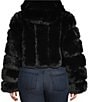 Azalea Wang Plus Size Jolene Faux Fur Hooded Filled Jacket, Color:Black - Image 3