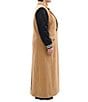 Azalea Wang Plus Size Malone Solid Notch Collar Midweight Button Front Maxi Jacket - Image 3