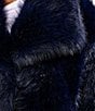 Azalea Wang Plus Size Regina Faux Fur Wing Collar Oversize Snap Front Jacket - Image 5