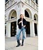 Azalea Wang Plus Size Regina Faux Fur Wing Collar Oversize Snap Front Jacket - Image 6