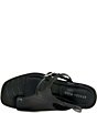 Azalea Wang Previa Croco Print Ankle Wrap Tie Toe Loop Dress Sandals - Image 4