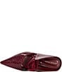 Azalea Wang Ramona Croco Embossed Ankle Tie Pointed Toe Pumps - Image 4