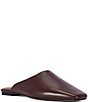 Azalea Wang Raphael Leather Square Toe Flat Mules - Image 1