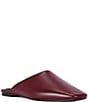 Azalea Wang Raphael Leather Square Toe Flat Mules - Image 6