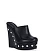 Azalea Wang Riala Studded Platform Wedge Clogs - Image 1