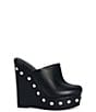 Azalea Wang Riala Studded Platform Wedge Clogs - Image 2