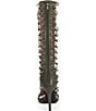 Azalea Wang Rosalina Stud Embellished Open Lace Tall Gladiator Sandals - Image 3