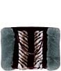 Azalea Wang Roxana Chevron Stripe Faux Fur Tote Bag, Color:Multi - Image 2