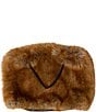 Azalea Wang Roxana Fox Faux Fur Tote Bag, Color:Red Fox - Image 2