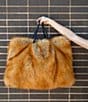 Azalea Wang Roxana Fox Faux Fur Tote Bag, Color:Red Fox - Image 5