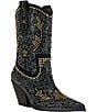 Azalea Wang Scott Rhinestone Embellished Western Booties - Image 1