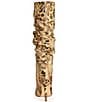 Azalea Wang Sterre Patchwork Leopard Print Slouch Shaft Tall Boots - Image 3
