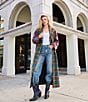 Azalea Wang Studio Checked Pattern Notch Collar Oversized Fit Button Front Jacket - Image 6