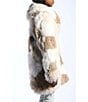 Azalea Wang Taher Shawl Collar Oversize Faux Fur Jacket, Color:Beige - Image 3