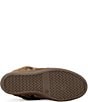 Azalea Wang Tempest Suede Leopard Print Hidden Wedge Sneaker Booties - Image 5
