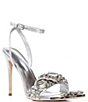 Azalea Wang Tilly Metallic Rhinestone Pointed Toe Dress Sandals | Dillard's