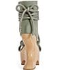 Azalea Wang Tiziano Shafted Wraparound Ankle Tie Sculpted Platform Wedge Sandals - Image 3