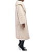Azalea Wang Toasted Marshmallow Faux Fur Collared Wrap Coat, Color:White - Image 3