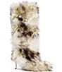Azalea Wang Upstarter Faux Fur Pointed Toe Tall Boots - Image 2