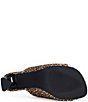 Azalea Wang Vivara Leopard Print Calf Hair Slide Sandals - Image 5