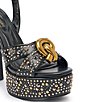 Azalea Wang Yuma Studded Hardware Ankle Strap Platform Sandals - Image 5