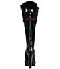Azalea Wang Zuri Lace Up Faux Fur Tall Lug Platform Boots - Image 3