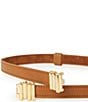 B-Low the Belt 0.75#double; Diem Leather Belt, Color:Cuoio/Gold - Image 2