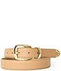 B-Low the Belt 1#double; Duke Leather Belt, Color:Tan/Gold - Image 2