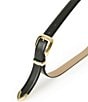 B-Low the Belt 1#double; Duke Leather Belt, Color:Black/Gold - Image 2